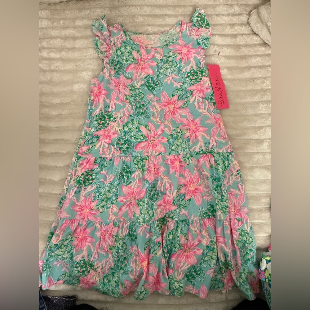 NWTs: Lilly Pulitzer Pink and Green Floral Dress